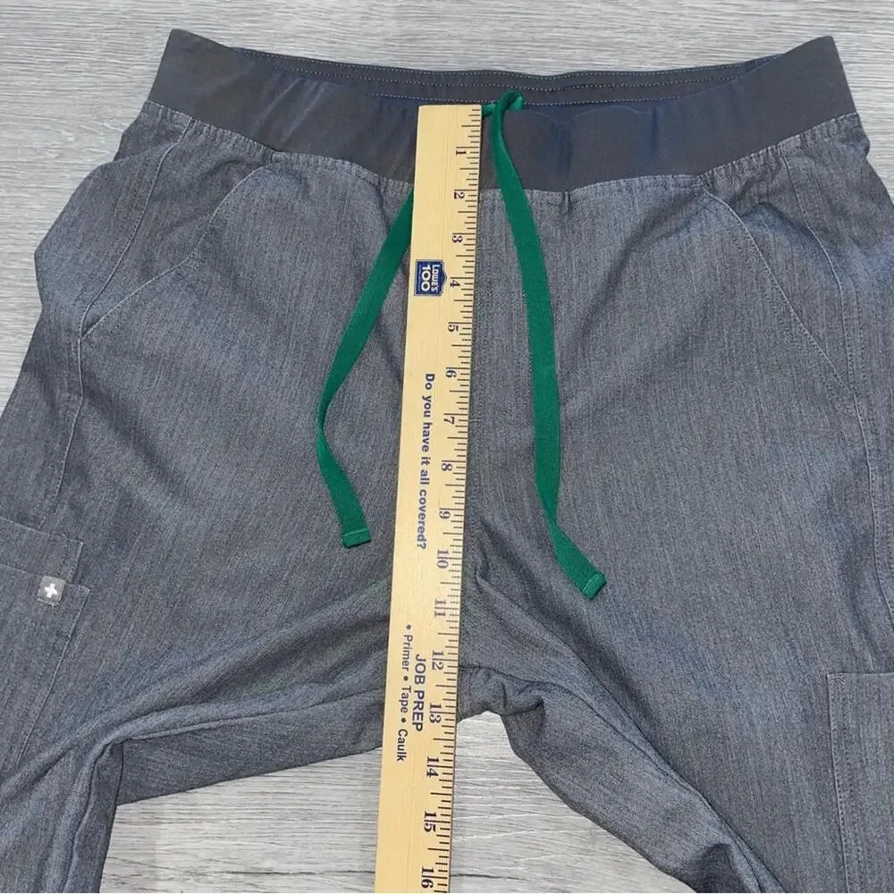 FIGS Axim Cargo Scrub Pant Men’s Medium Gray T2001 Technical Collection